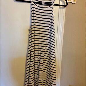 Old Navy and White Striped Backless Dress